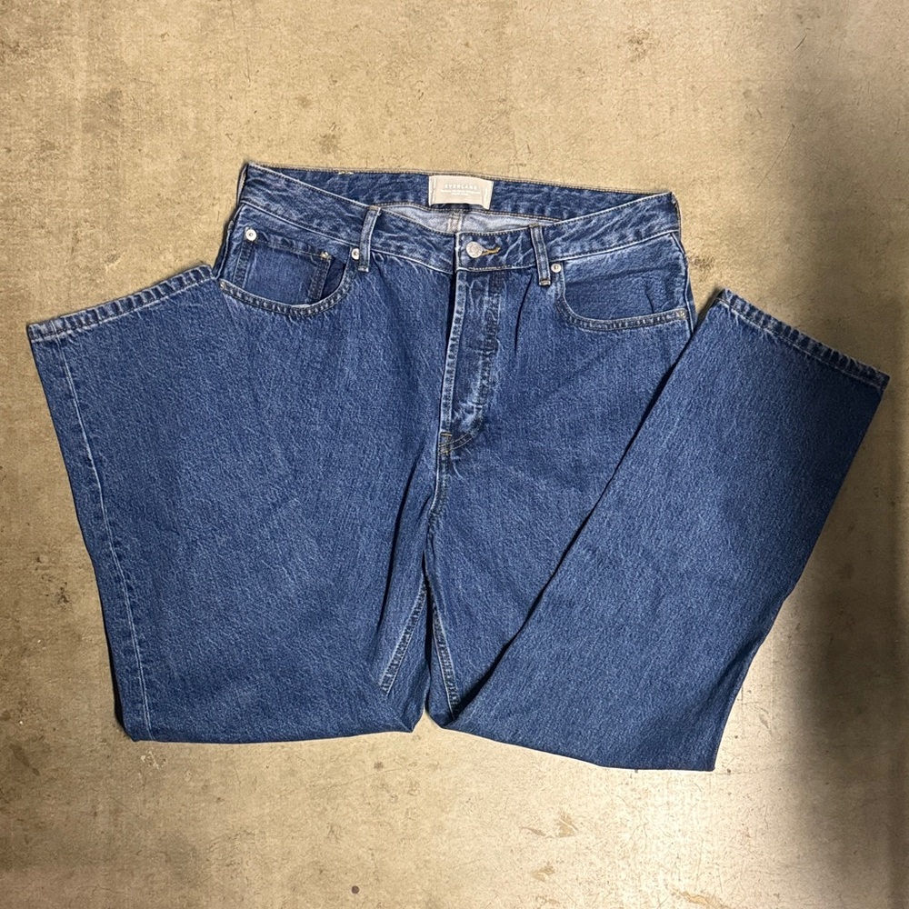 Everlane The Curvy 90’s Straight Jean Classic Blue